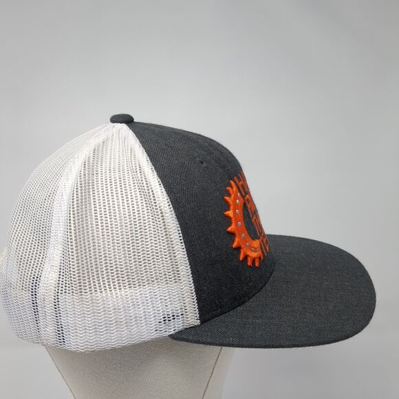 Habitat Ride The Tetons Snapback Trucker Hat Gray One Size Mesh Back - Picture 4 of 8